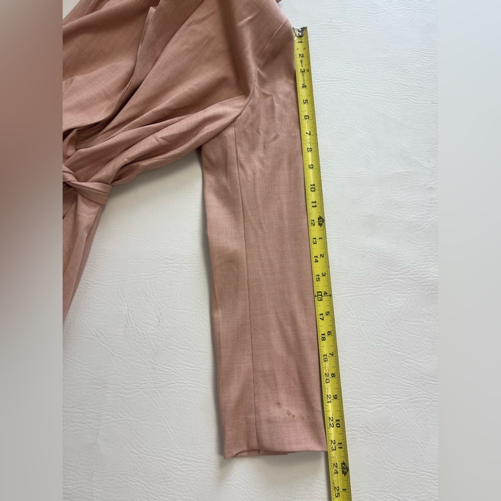 Petite Studio Tailored Dusty Rose Blazer Size Small – Classic Minimalist Style - Picture 6 of 9